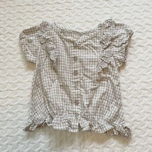 mamaraku チェックシャツ 100
