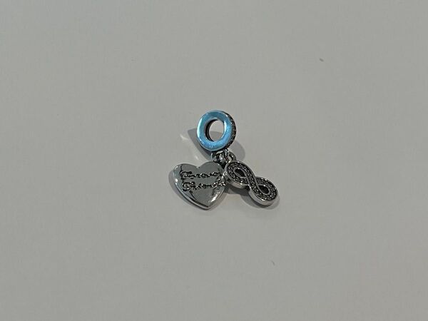 Pandora チャーム ペンダント ハート ダブル ジュエリー