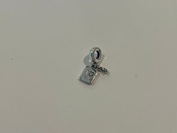 Pandora チャーム ペンダント 鍵 ロック ダブル ジュエリー
