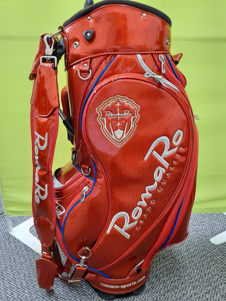 Yahoo!オークション -「romaro ロマロ」(キャディバッグ) (用具 Yahoo!オークション -「romaro ロマロ」(キャディバッグ) (用具