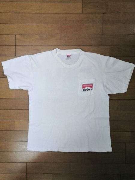 古着90’sビンテージTシャツ marlboroマルボロ ポケット付Tシャツ