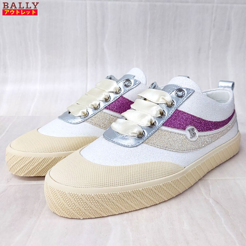 BALLY (バリー) レザー ライン ローカットスニーカー BY6223134