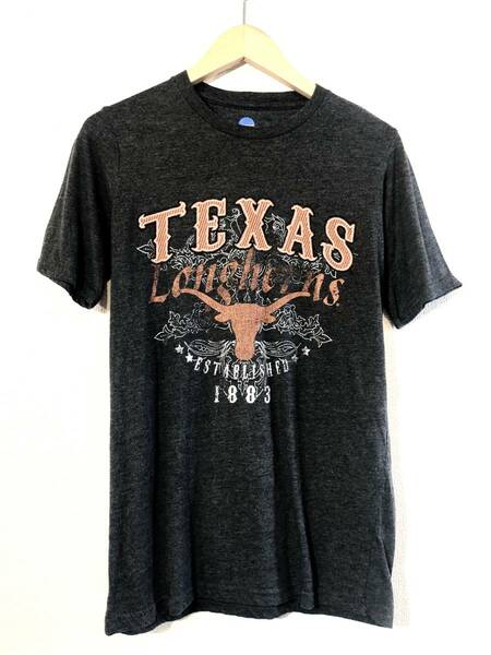 NCAA★TEXAS LONGHORNS★Tシャツ★大学★フットボール★濃灰