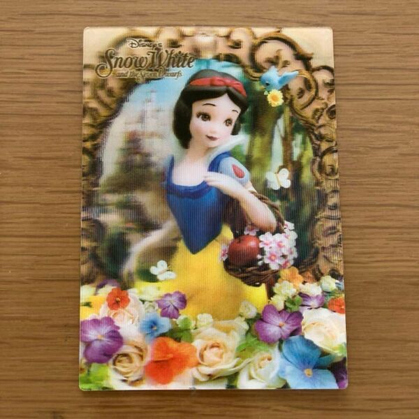 ディズニー Snow White 白雪姫 3D ハガキ ポストカード
