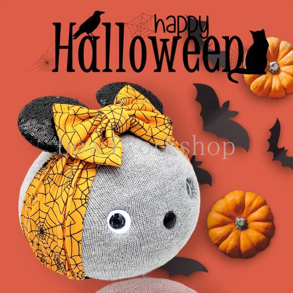 NICOBO(ニコボ)のアクセサリー 耳付きハロウィンリボンバンド