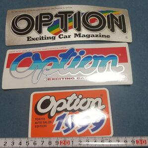 オプションステッカー 3種類セット
