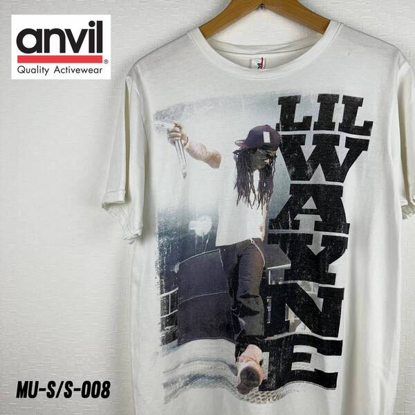 レア LIL WAYNE リル・ウェイン Sサイズ HIP HOP T ラップT 半袖 ホワイト カッコイイ