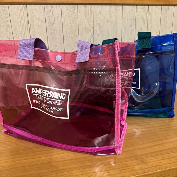 アンパサンド ビニールバッグ まとめ売り 男の子 女の子 トートバッグ プールバッグ