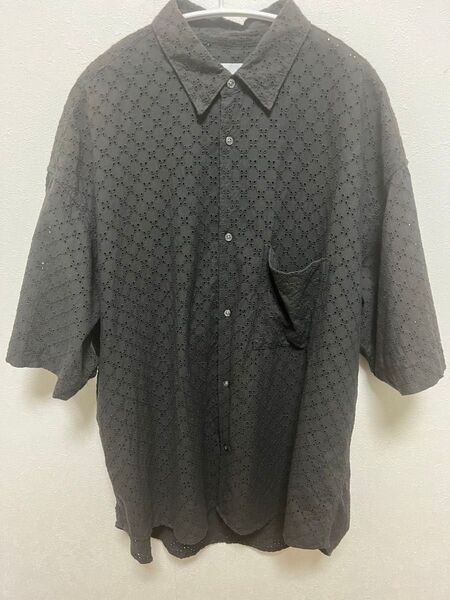 WYM LIDNM EMBROIDERY SHEER SHIRT 半袖
