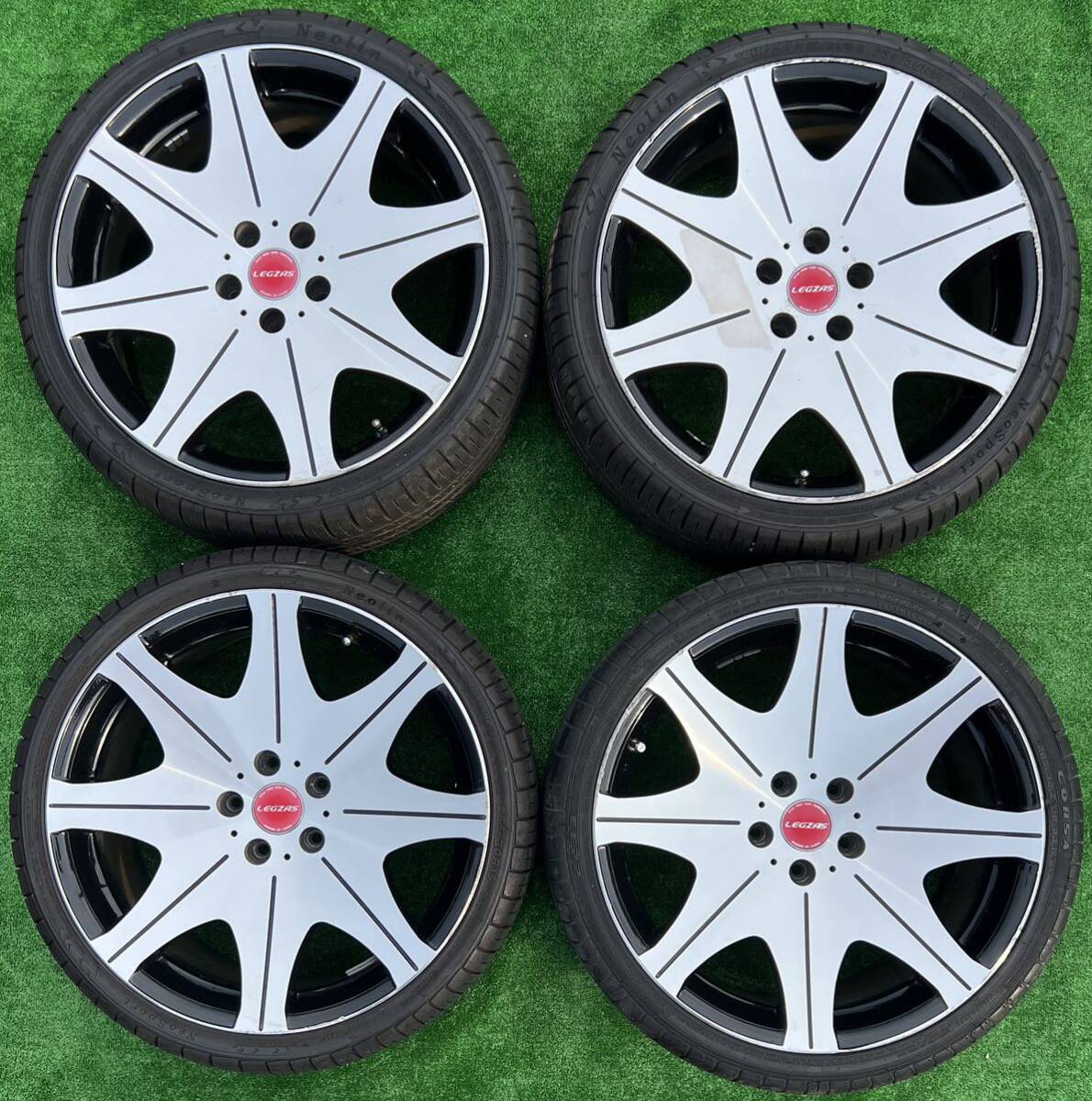 ホットスタッフ Stich LEGZAS レグザス フューラー 8.0J-19 +42 5H114.3 メタリックブラック/アンダーカット １本価格  ４本単位ご注文のみ受付送料無料