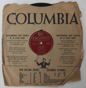 ◆ FRANK SINATRA ◆ Lily Belle / Don ' t Forget Tonight Tomorrow ◆ Columbia 36854 (78rpm SP) ◆