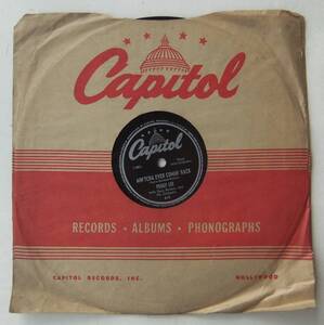 ◆ PEGGY LEE ◆ Ain ' tcha Ever Comin ' Back / Chi-Baba Chi-Baba ◆ Capitol 419 (78rpm SP) ◆