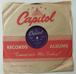 * KAY STARR * Fool, Fool, Fool / Kay ' s Lament * Capitol 2151 (78rpm SP) *