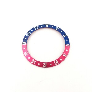 修理交換用 社外品 ベゼルインサート 赤青 ペプシ 退色 ピンク 【対応】ロレックス GMTマスター 1670/1675/16750/16753等 ROLEX互換