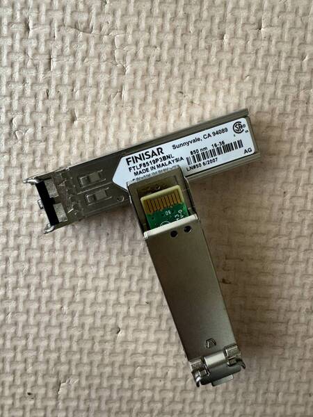 【中古】 Finisar SFP FTLF8519P3BNL 光モジュール 2個セット