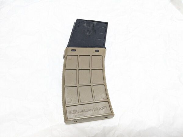 加工跡有り WE-TECH タンゴダウン Fde ARC M4/M16/PDW/SCAR/L85用30連 マガジン オープンボルト