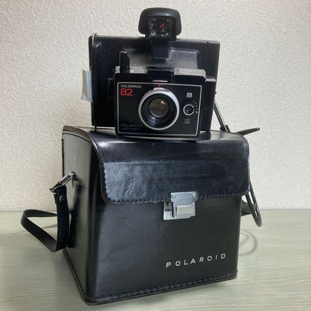 ●Polaroid CP-82型 ランドカメラ(ストロボ付き)昭和49年 #ポラロイド#当時物 中古品 ●Polaroid CP-82型 ランドカメラ(ストロボ付き)昭和49年 #ポラロイド#当時物 中古品