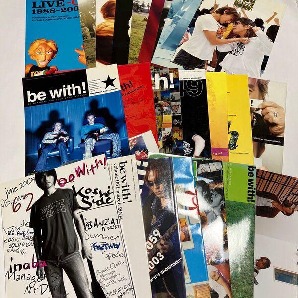 B'z ファンクラブ会報 写真集 まとめ売り