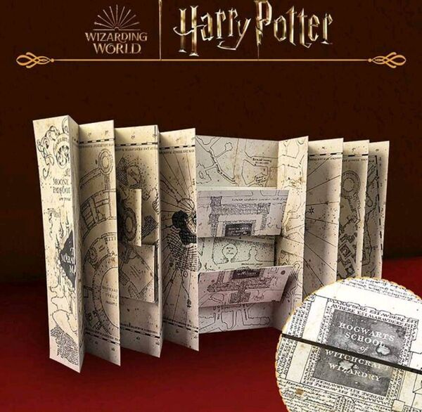 【新品・未使用】ハリー・ポッター 秘密の地図 マップ 地図 ハリポタ