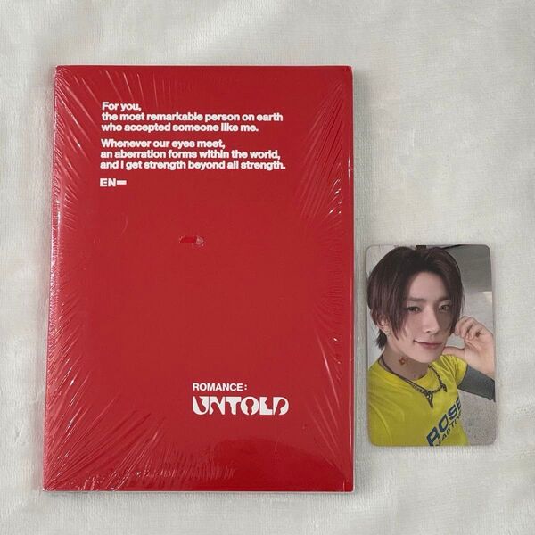 ENHYPEN ROMANCE UNTOLD ENGENEver. ヒスン 新品未開封 weverse特典付き