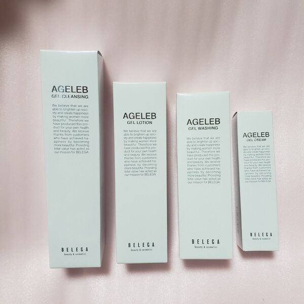26日までお値下げ♪以降価格変更 各一個 AGELEB BELEGA ゲルローション ゲルクリーム ウォッシング クレンジング