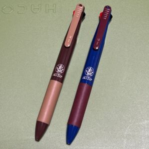 SAILOR/セーラー フェアライン3プラスレトロ 3色ボールペン セピア ネイビーブルー2本セット