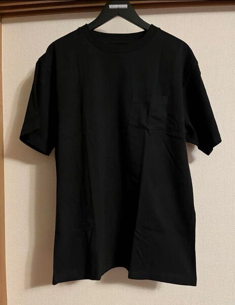 新品★ユニバーサルオーバーオール ポケットTシャツ ブラック XLsize