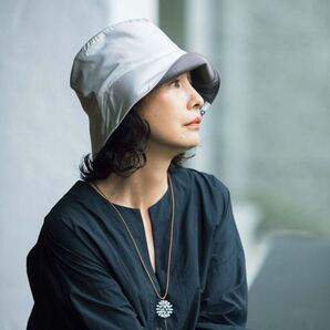 【大人のおしゃれ手帖 2022年8月号付録】PLAIN PEOPLE リバーシブルUVカット帽子(未開封品)