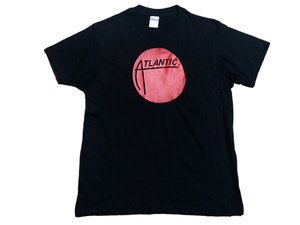 送込　Atlantic Record　アトランティックレコード　半袖Tシャツ　黒　2XLサイズ 