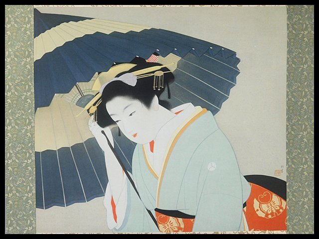 Yahoo!オークション -「上村松園 掛け軸」(人物、菩薩) (日本画 Yahoo!オークション -「上村松園 掛け軸」(人物、菩薩) (日本画