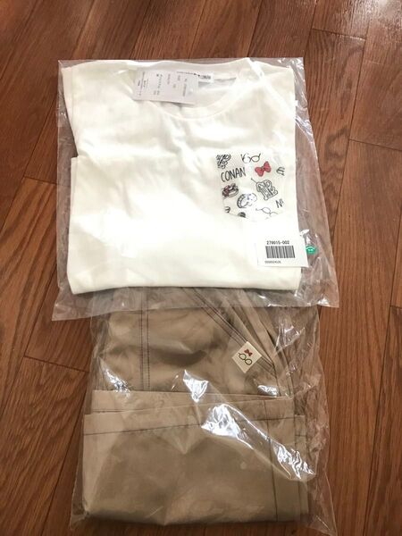 コナンTシャツ&ボトムス 130 ※Tシャツのみの購入可。120、130在庫あり。