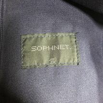 18ss新品SOPHNET★YARMO38ドライバーズジャケットS★ヤーモ紺色ネイビースウェットパーカーシャツUEFCRBsophuniform experimentソフネット_画像9