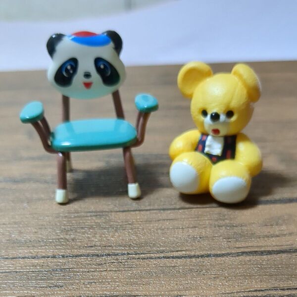 宇山あゆみコレクション わたしの想い出カプセル クマちゃん&パンダいす