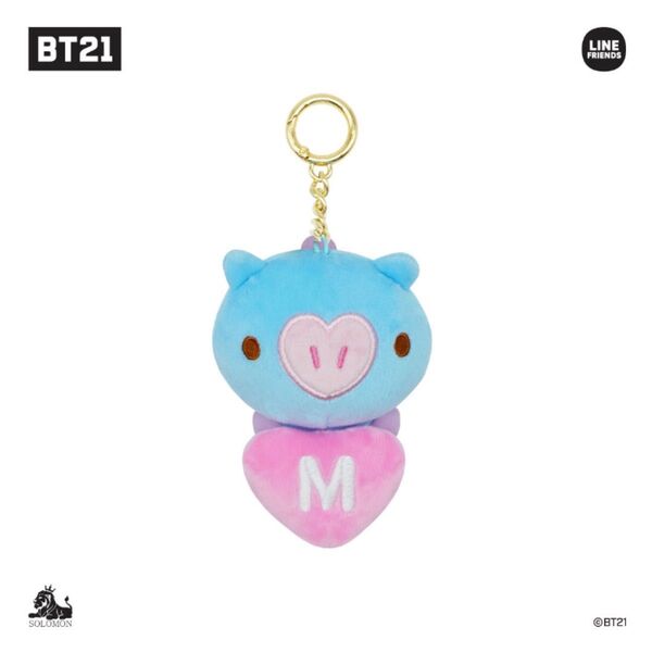 BT21 リールキーホルダー MANG キーリング キーホルダー