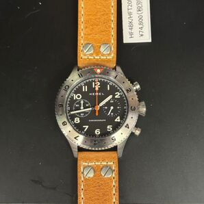 新品 HEMEL ヘメル メカクオーツ クロノグラフHF48K HFT20BK