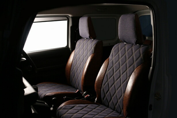 Bellezza ベレッツァ シートカバー ヴィンテージデニムダイア タントエグゼカスタム L455S L465S H21/12~ RS/G/S