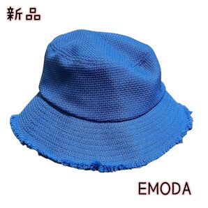 【新品未使用】エモダ EMODA バケットハット 帽子 フリンジ