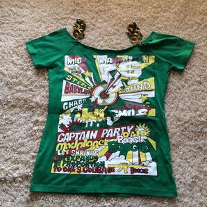 HEAVENショルダーチェーンTシャツ