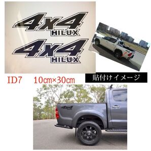 7 送料無料★ハイラックス サイドデカール 北米トヨタ サーフ 四駆 USDM