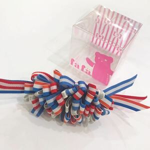 [ new goods unused ]fafafefe hair clip ribbon tricolor color american Kids hair accessory colorful ....