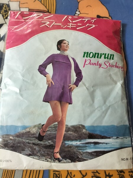 ☆ ノンラン パンティストッキング nonrun pantystocking M 昭和レトロ