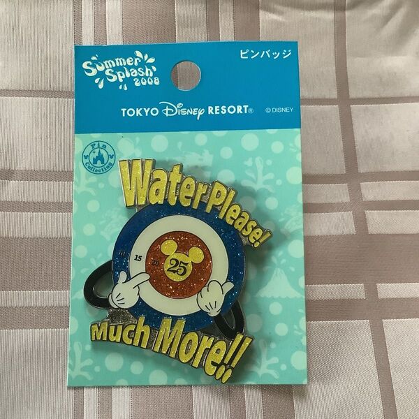 ディズニー ピンバッジ ピンズ ミッキー Water Please!