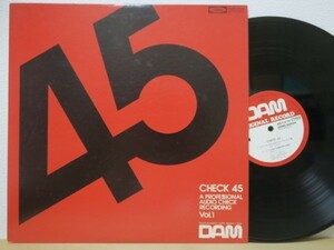 LP★V.A. /CHECK 45 (高橋アキ,大阪府音楽団 他/高音質/オーディオ)　