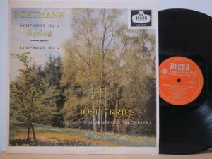 LP★シューマン,ヨーゼフ・クリップス Schumann, Josef Krips, The London Symphony Or - Symphony No. 1 Spring / Symphony No. 4(UK盤)