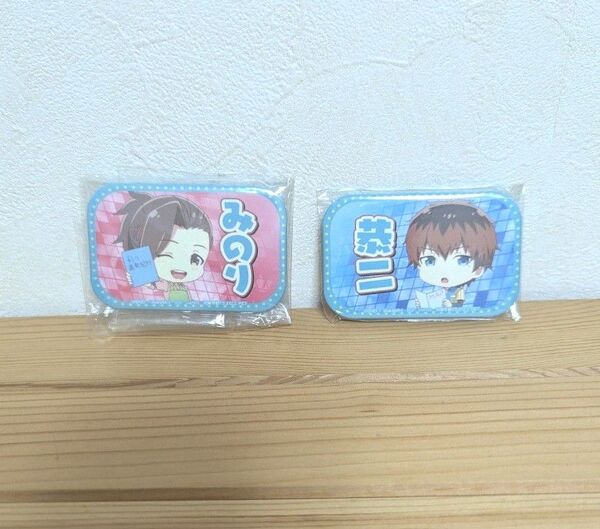 渡辺みのり 鷹城恭二 缶バッジ