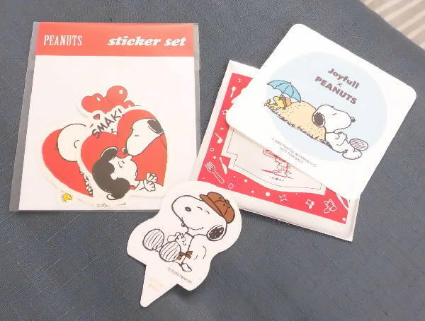 新品・非売品!Joyfull×PEANUTS オリジナルグッズ2点 おまけ付き スヌーピー