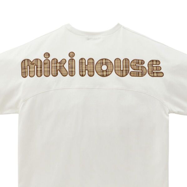 Lサイズ【新品】 チェックバックロゴTシャツ 大人用 L