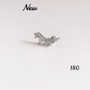 【新品】ボディピアス 3mmボールキャッチ 5シルバー