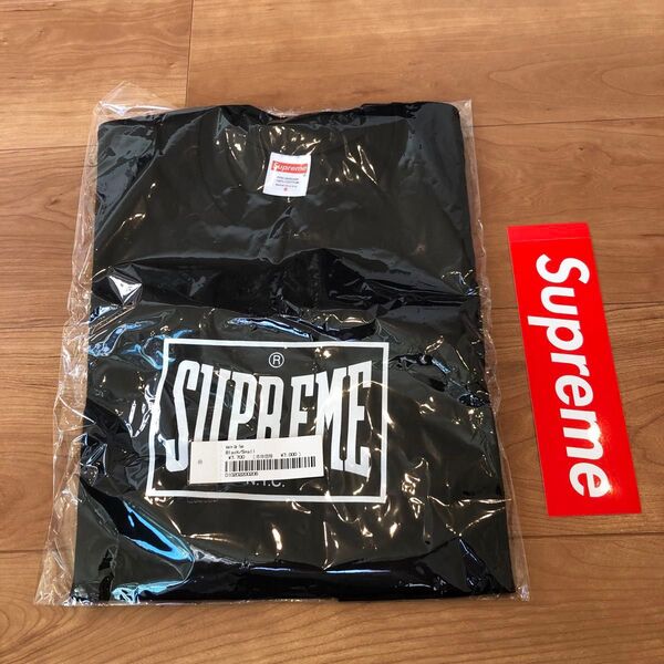 新品タグ付き supreme warm up tee 黒 S