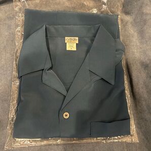 新品 キャルトップ CALTOP 開襟シャツ オープンカラーシャツ セージブルー 半袖 オープンカラー 半袖 3003